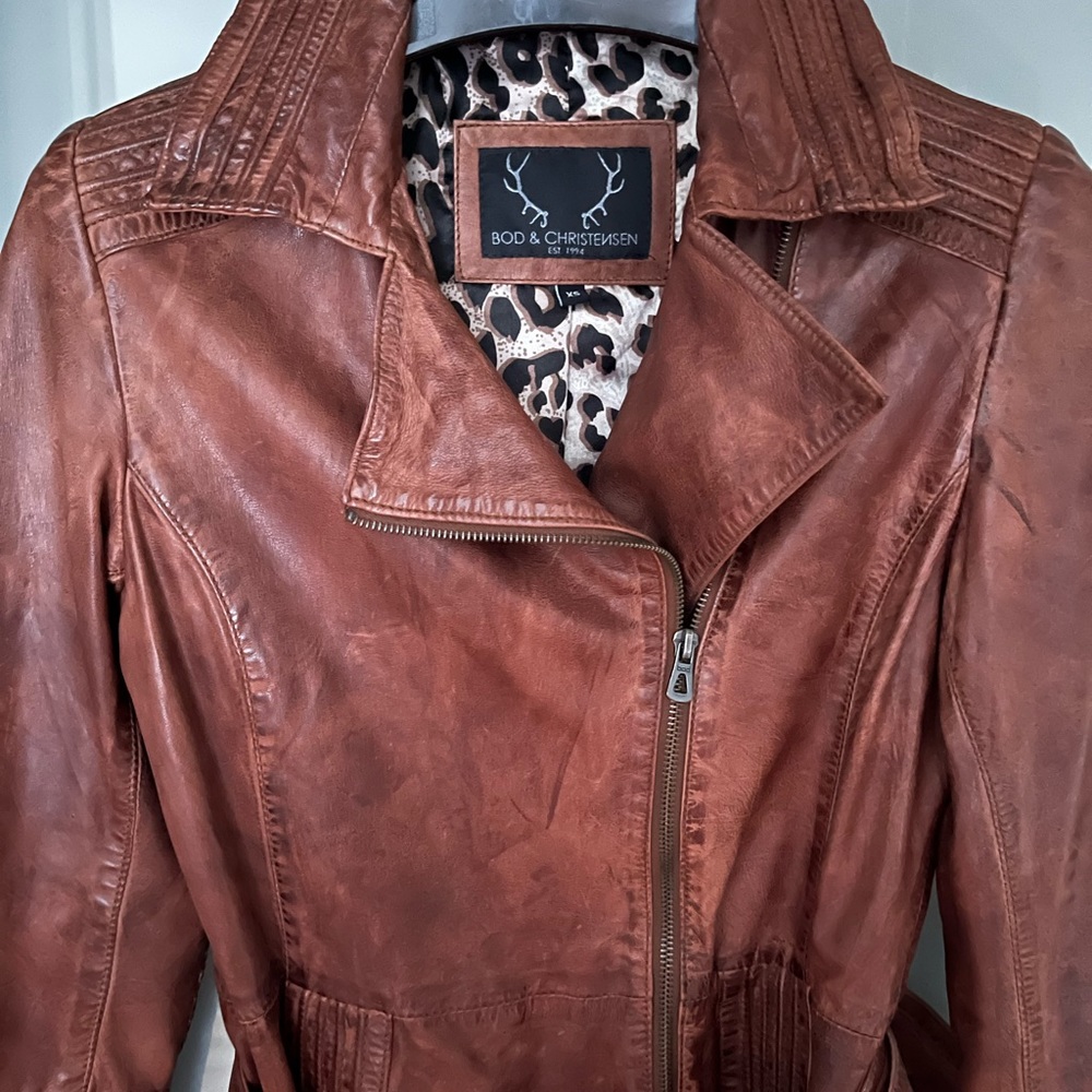 BOD & CHRISTENSEN LEATHER JACKET
